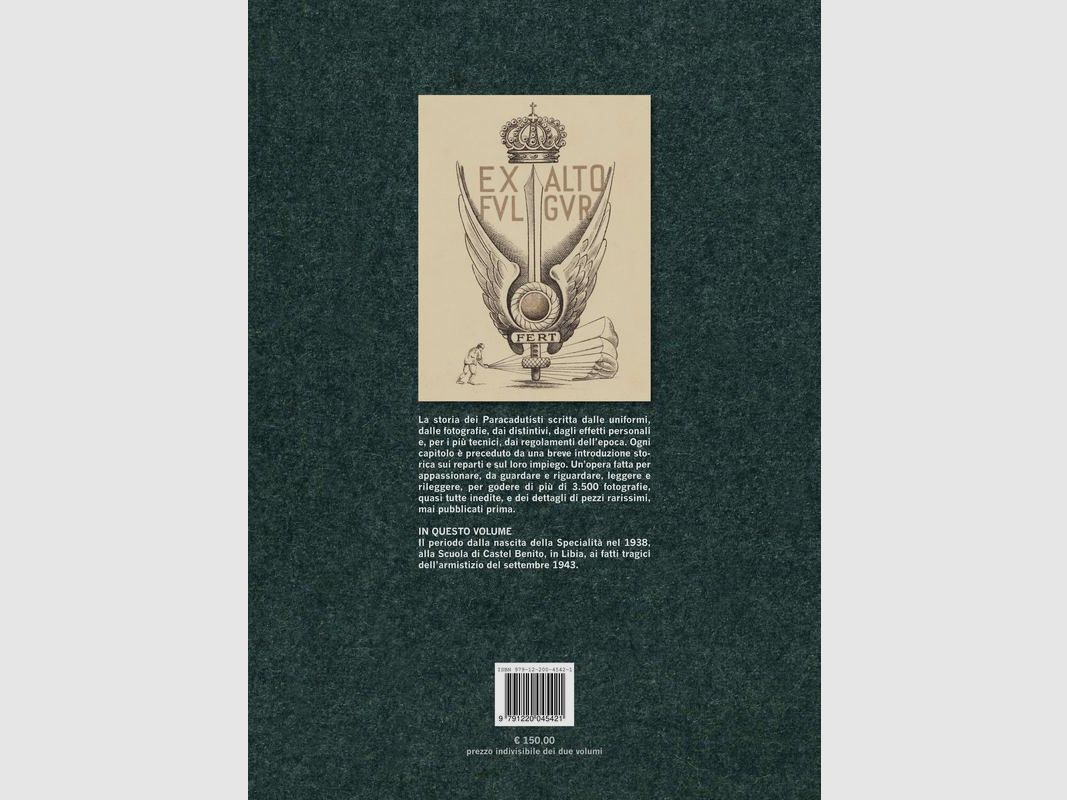 LIVRE “PARACADUTISTI D’ITALIA” VOLUME 1° 1938-1943 & VOLUME 2° 1943-1969, image 3 sur 9