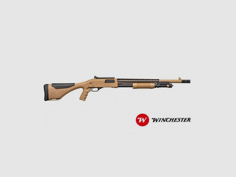 Winchester Xtreme Dark Earth Defender 12/76 Voorhand herhalingsgeweer