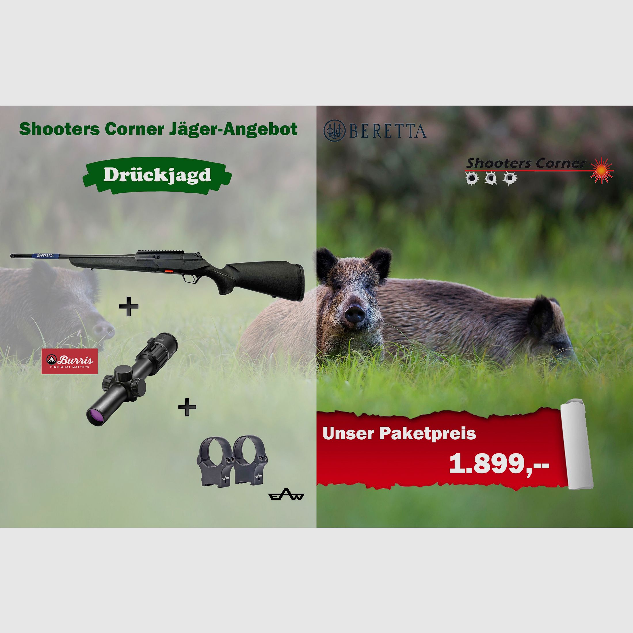 Beretta BRX1 Drückjagd-Paket Kal. .308 Win