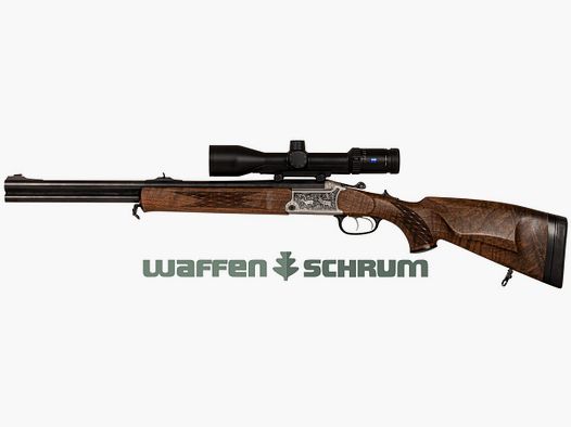 Blaser BB97 Lujo 9,3x74R-9,3x74R, ZF Zeiss Conquest V6 2-12X50 M Abs. 60, LL: 56cm, Montaje de silla Blaser