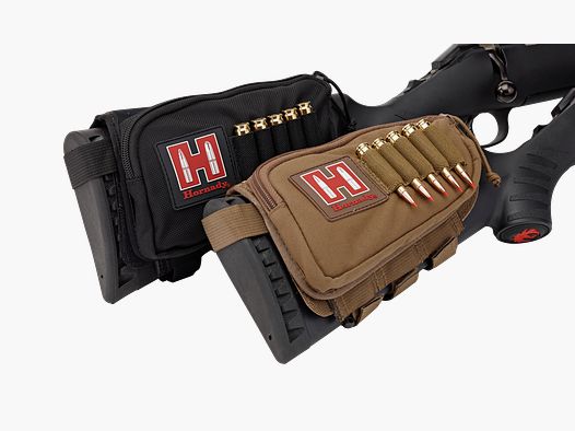 Hornady Schafttas / Wangsteun RH - Cordura - 5 Patronenlussen - Tan/Lichtbruin