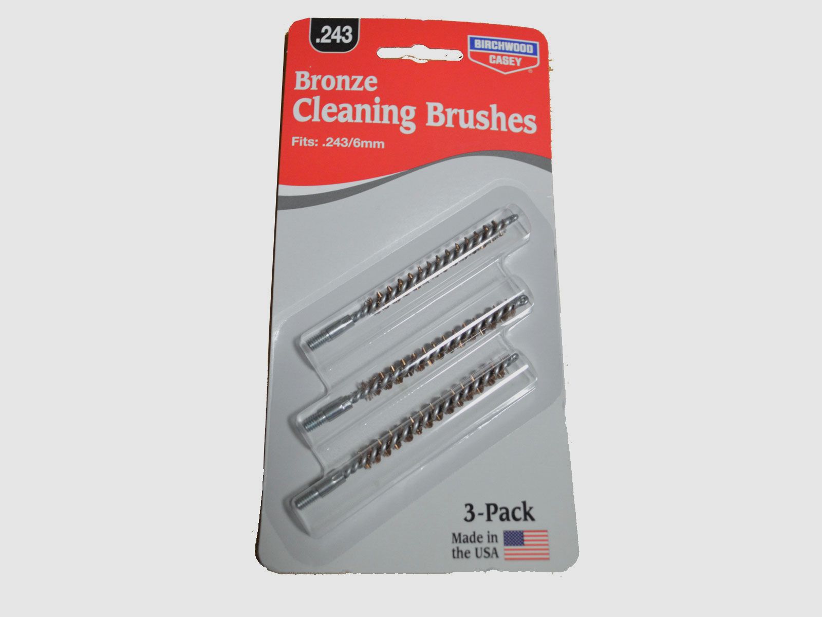 3 bronze brushes .243
