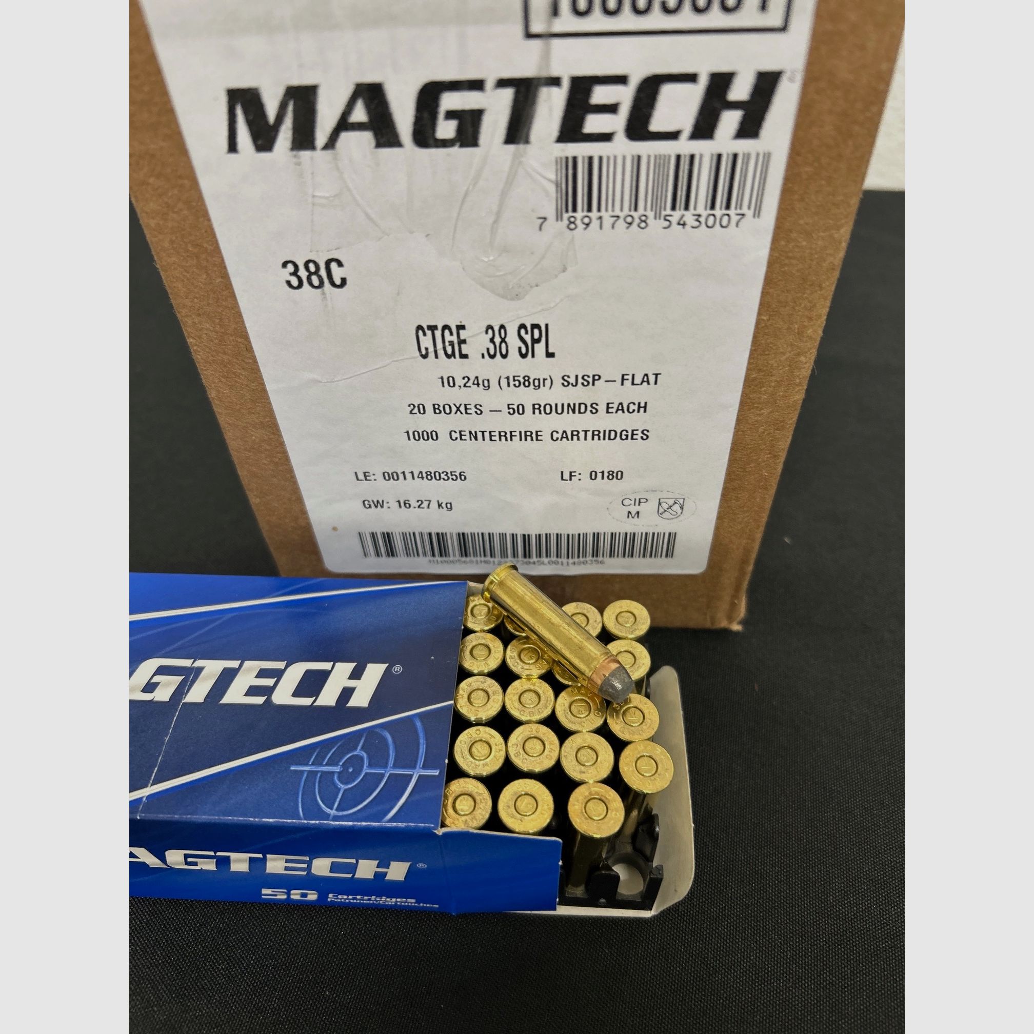 Magtech .38 Special SJSP 10,2g/158grs.