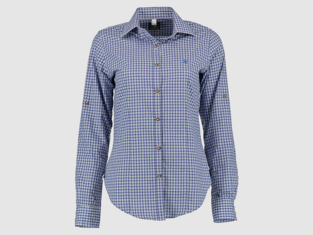 Os Trachten – chemise femme à carreaux jeans