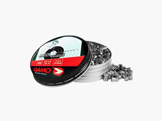 GAMO Match Diabolo 250 Diabolos Kaliber 5,5 Metalldose