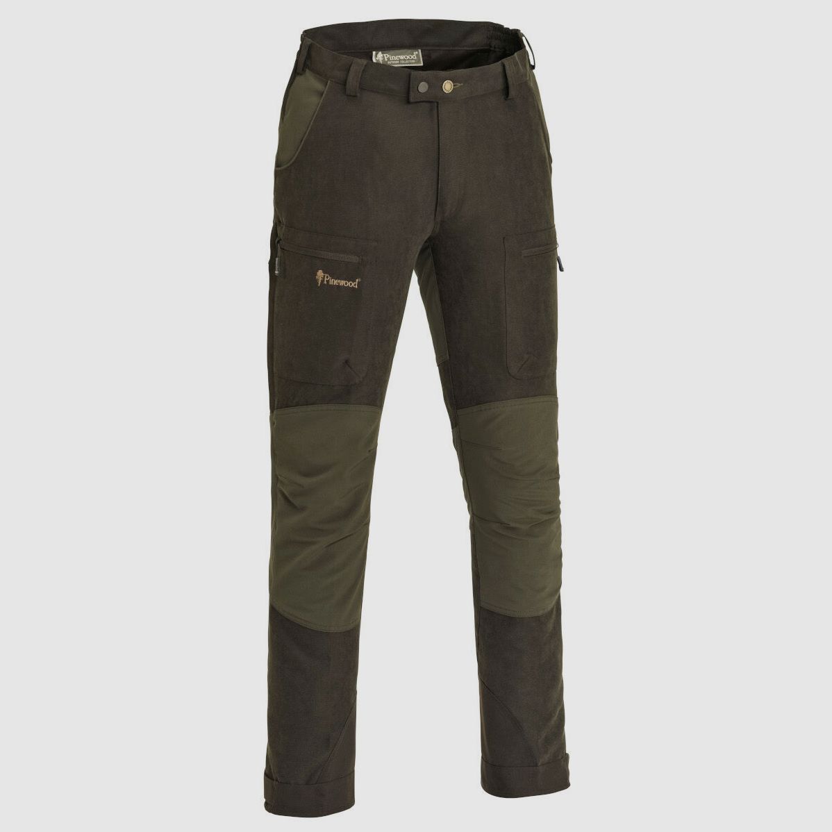 PINEWOOD® CARIBOU HUNT 5986 Trousers – Suede Brown/Dark Olive, image 34 of 120