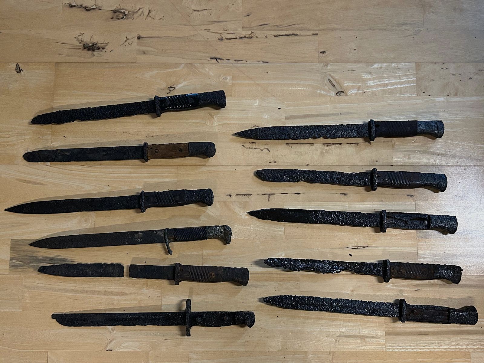 XXL Kovolut Bajonette 2. Weltkrieg WW2 Bodenfunde