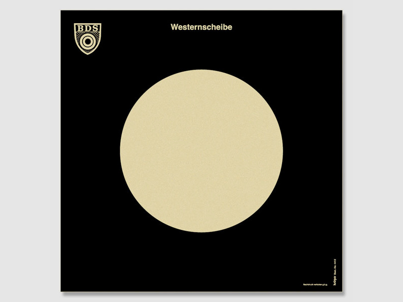 BDS Westernscheibe 25stk.