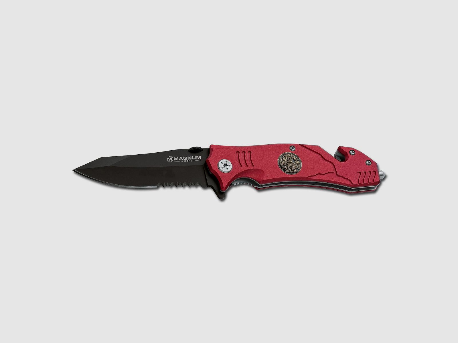 Magnum-Messer Magnum Taschenmesser Fire Fighter rot