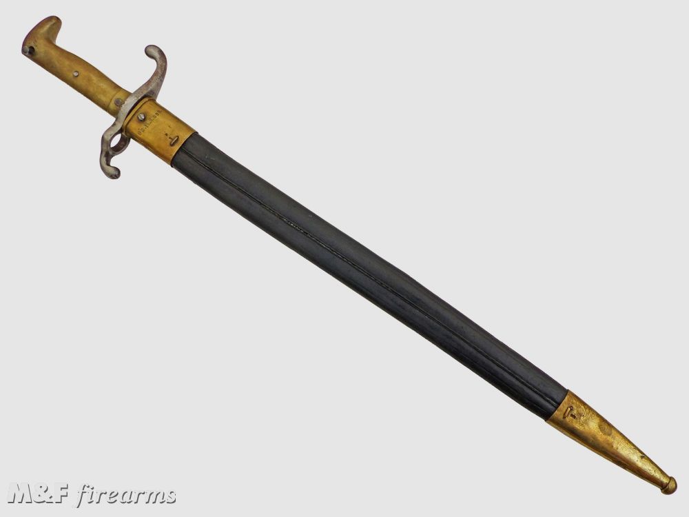 Deutsches (Braunschweigisches) Bajonett Infanterie-Seitengewehr (SG) M 1871 TS: 92.R.1.238