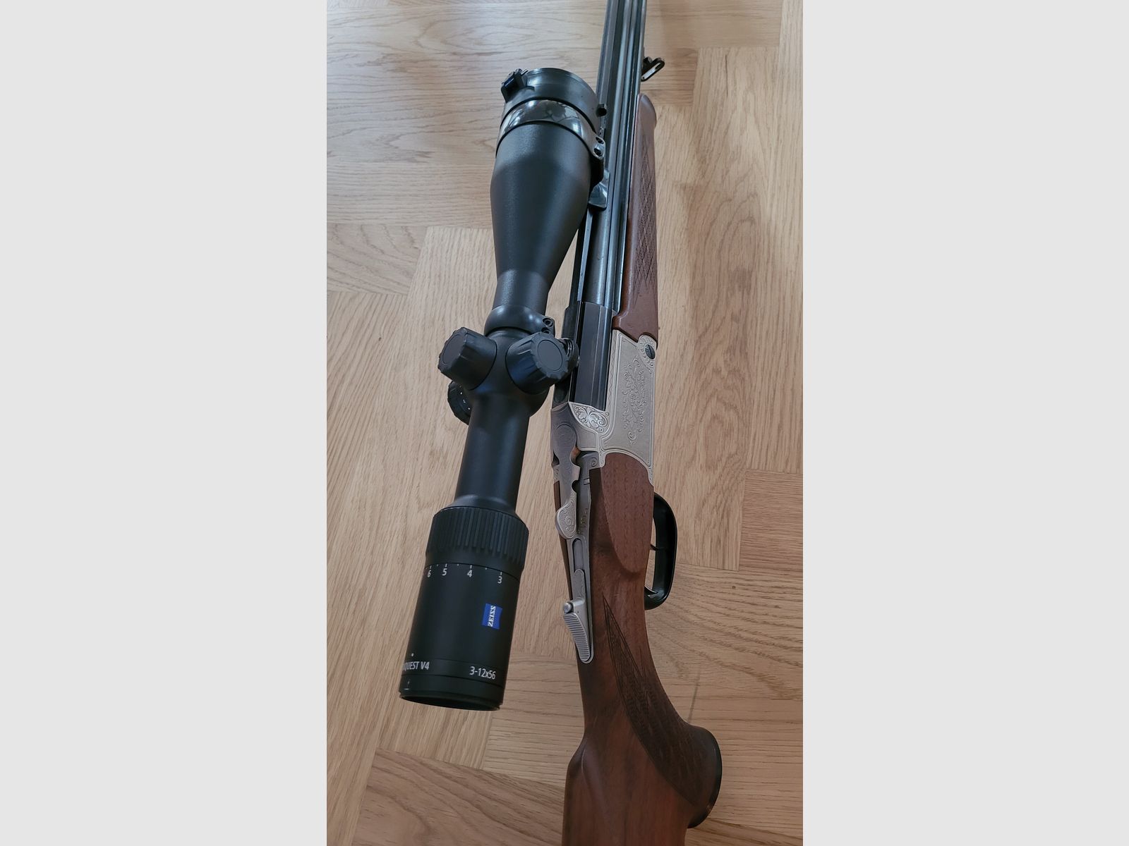 Blaser BD 880 Bockdrilling mit Zeiss Conquest V4 3-12x56