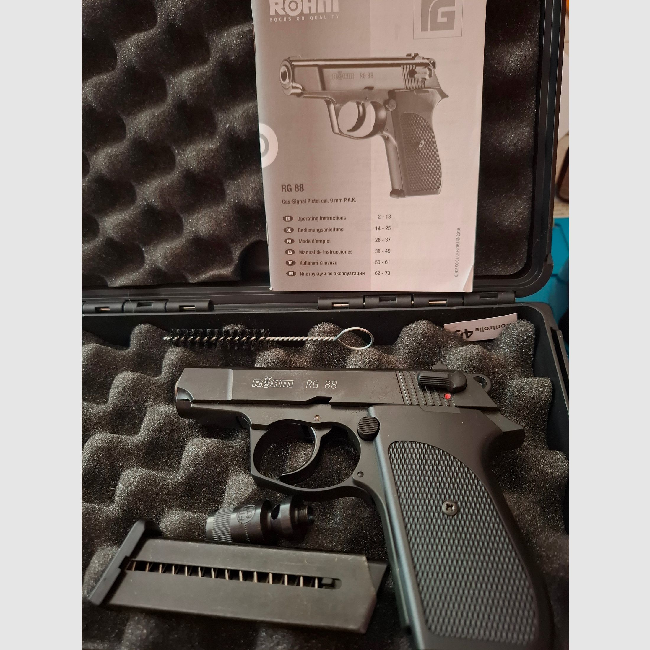 Röhm RG 88  9mm P.A.K.   PTB 670. "NEU"