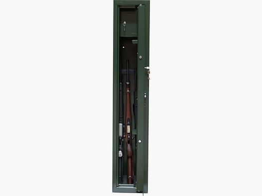 Novcan Waffenschrank G3/3-350 Grün Steckschloss (Schlüssel) Linkstüre