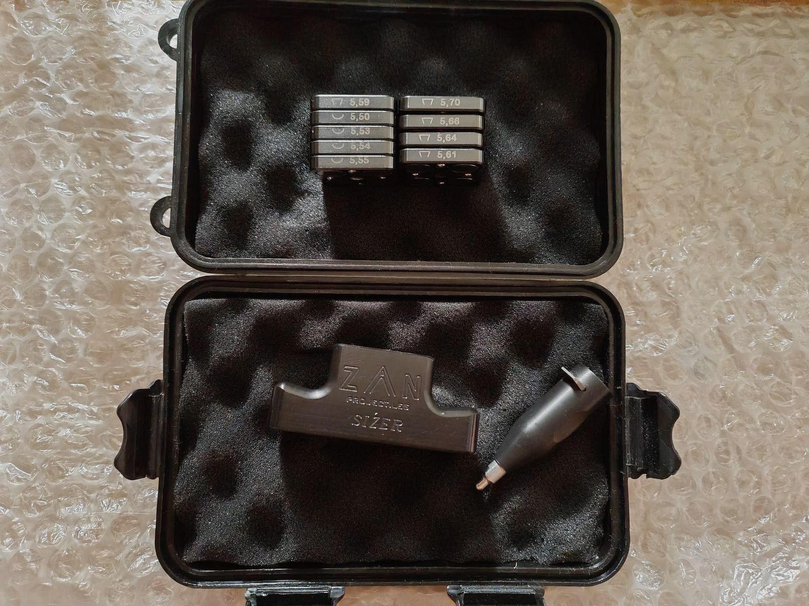 ZAN Slug / Pellet / Diabolo Sizer für diverse .22 / 5.50 mm Kaliber Durchmesser 