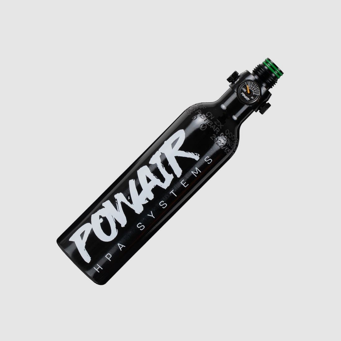PowAir BASIC Series M2 Paintball HP System 02L/13ci (200 Bar) - Aluminium
