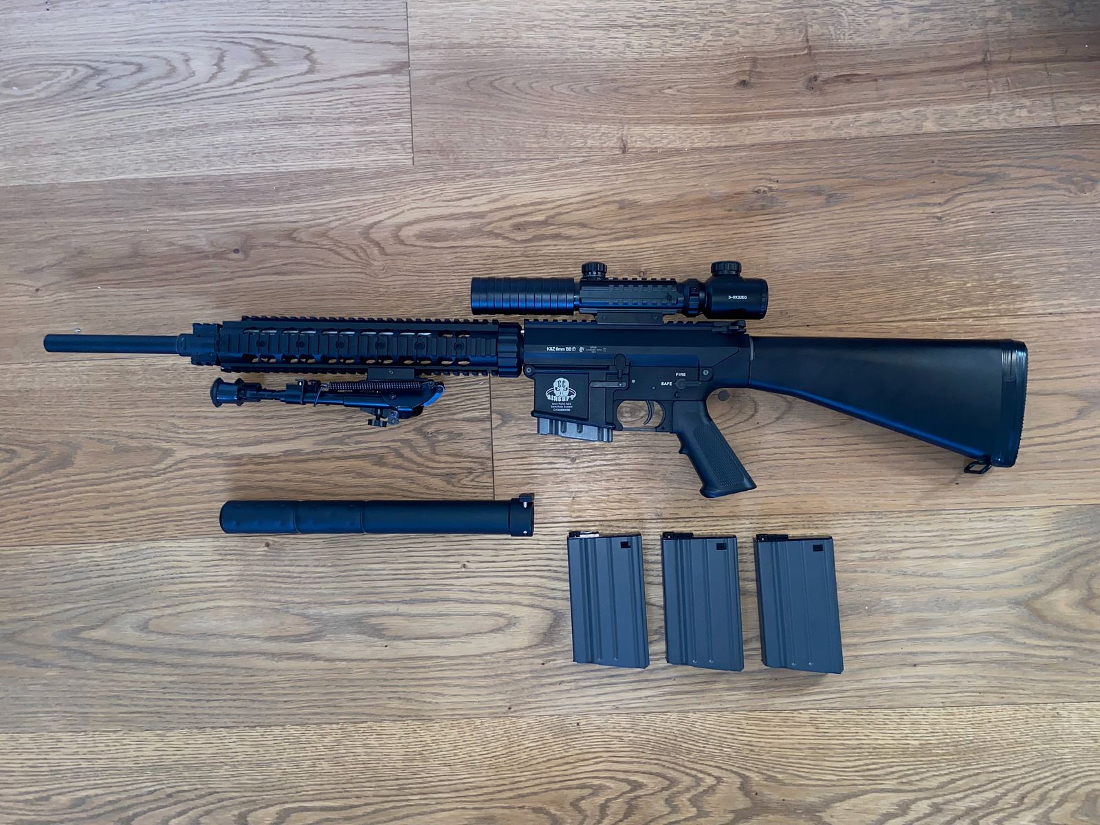 G&G GR-25 (SR-25 DMR) m. Zubehör