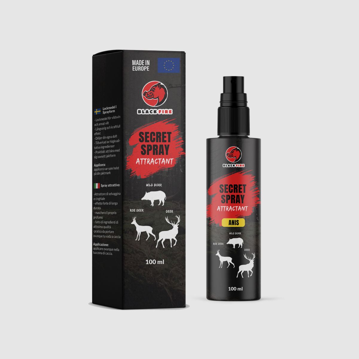 BLACK FIRE Spray ANIS 100ml