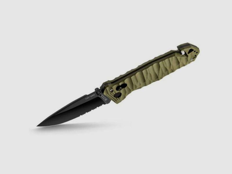 Folding Knife CAC S200, Serrated Edge, image 1 of 2