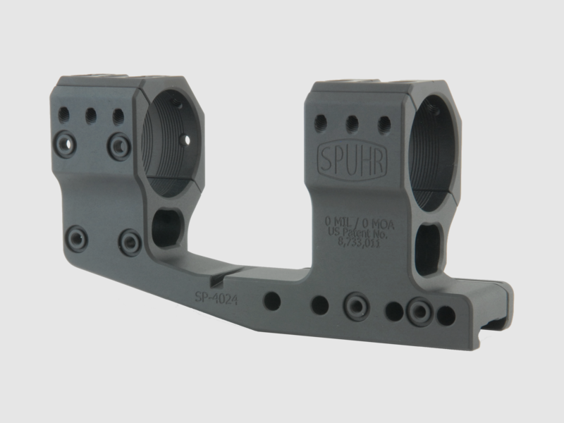 SPUHR SP4024CM AR 34 mm 34 mm 0 MOA H-48 mm L-140 mm – Stahlklemmung