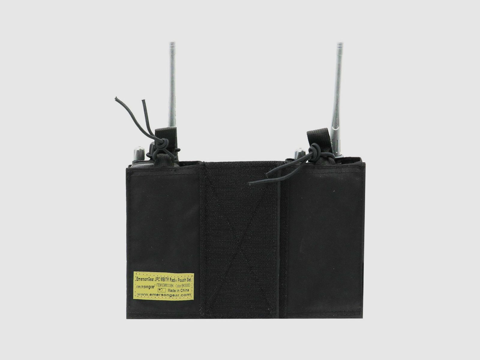 Emersongear Set mit zwei Taschen für Funkgeräte oder Magazine schwarz, Bild 2 von 6