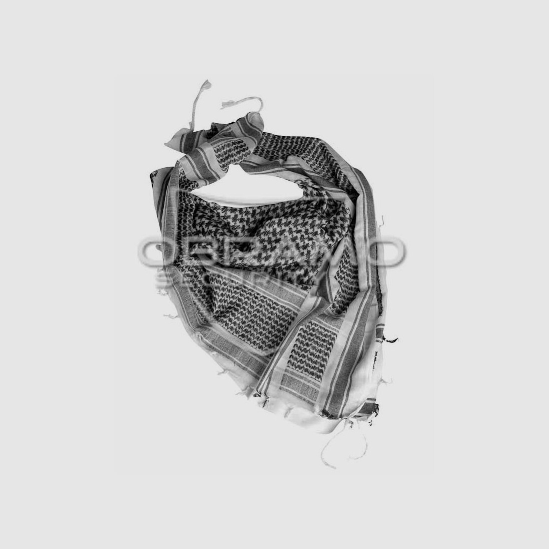 Shemagh Halstuch Weiß/Schwarz