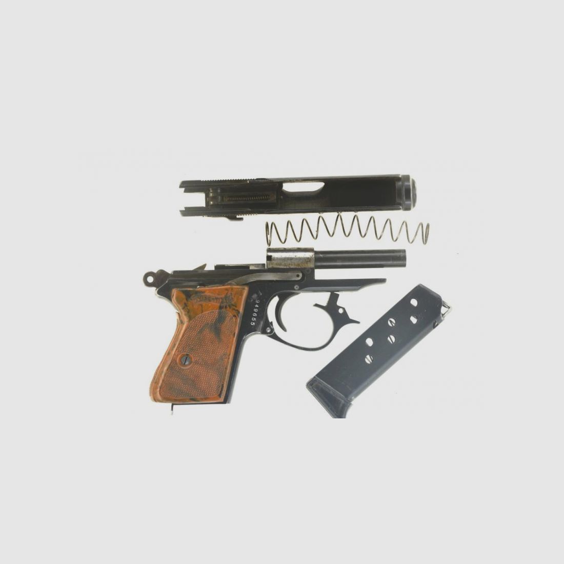 Selbstladepistole Dienstwaffe Wehrmachtspistole Walther PPK Kaliber 7,65 mm Browning Baujahr ca.1933