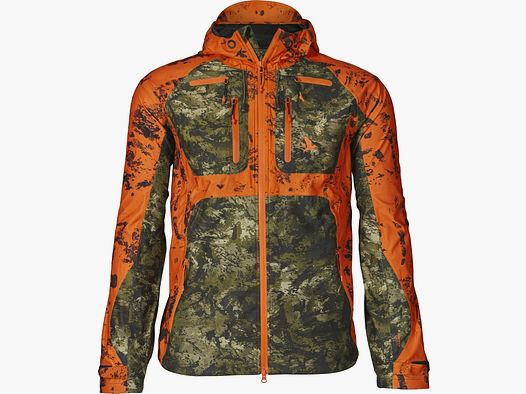 Chaquetas de forro polar Seeland Vantage verde/naranja para hombres