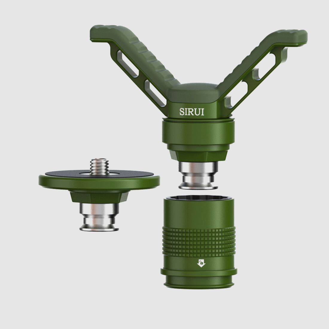 Sirui SIRUI GC-VC Gewehr-V-Halterung mit QC-MB Schnellspanner + Platte Grün