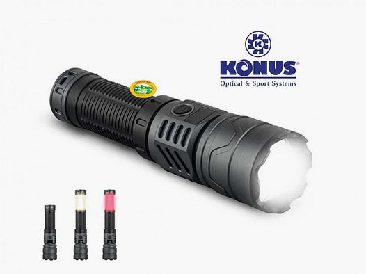 KONUS Torcia ricaricabile 4K 4000 Lumens