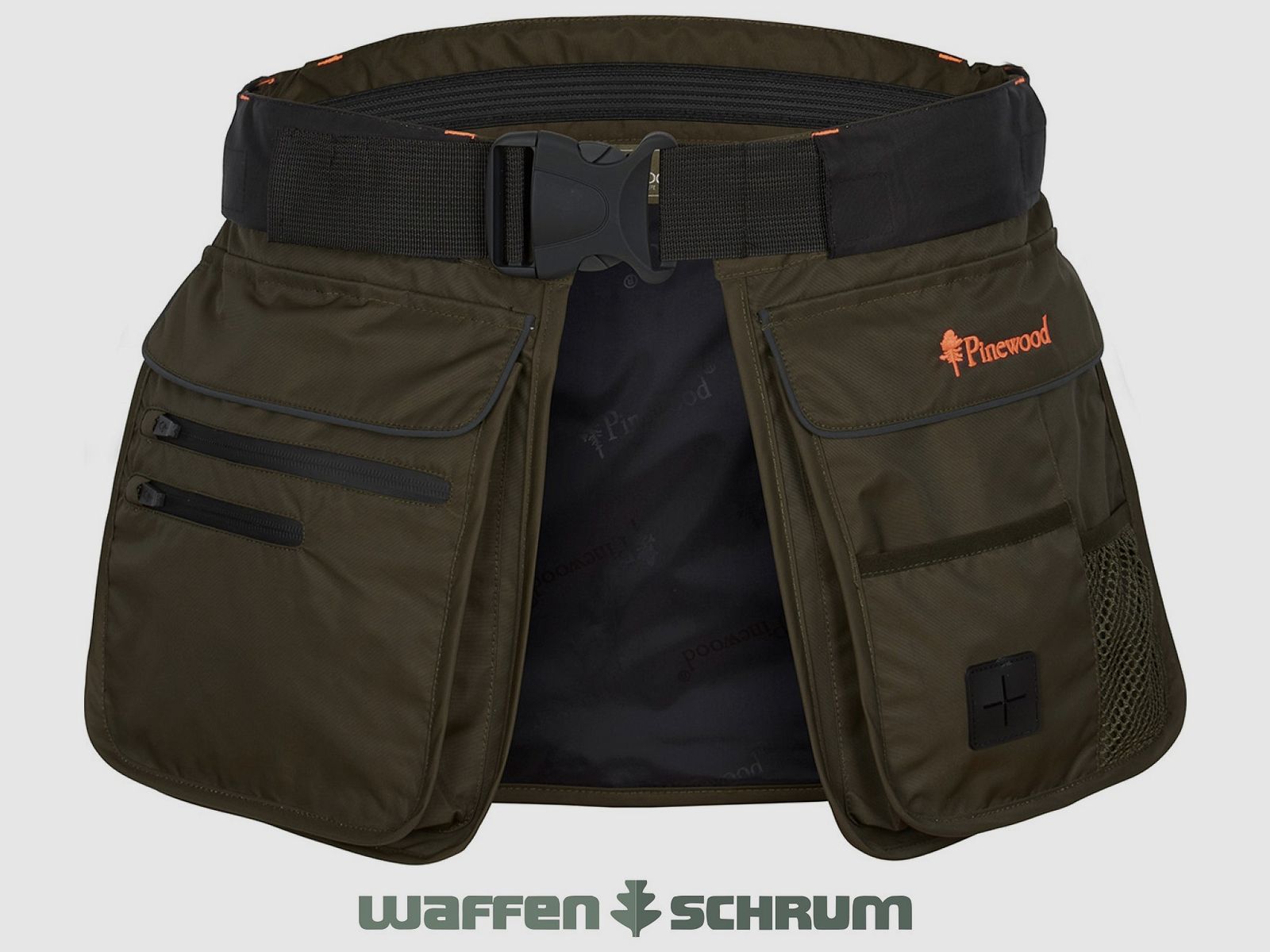 Ceinture de sport canin Pinewood vert mousse/noir
