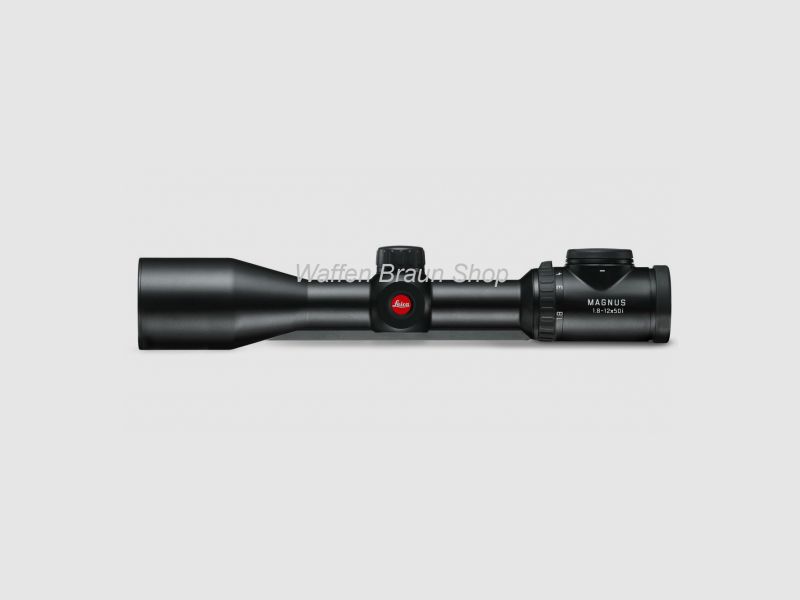 Leica Magnus 1.8–12 x 50 i (L-4a), mit Schiene -Ausstellungsgerät u. Ausverkaufsartikel-