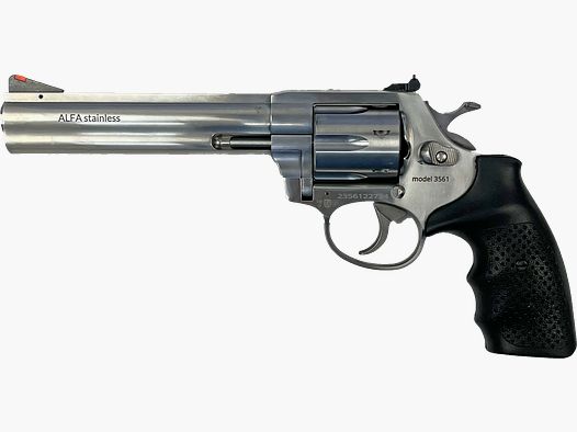 ALFAPROJ Revolver 3561 stainless Kal. .357Mag 6 Zoll