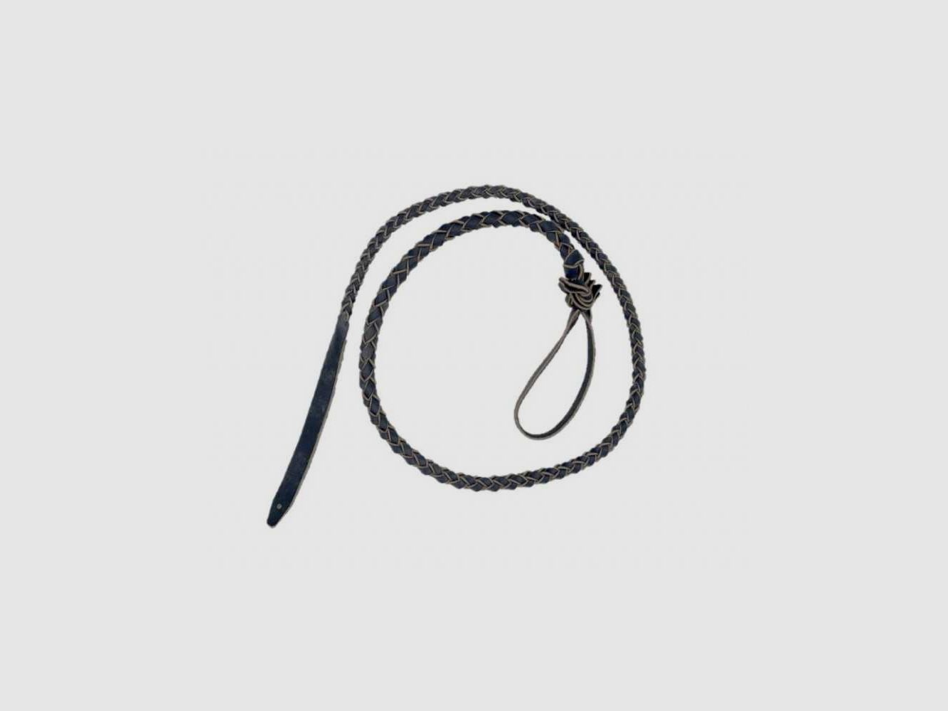 Geflochtenes Lederband mit Zopf, Bild 1 von 2