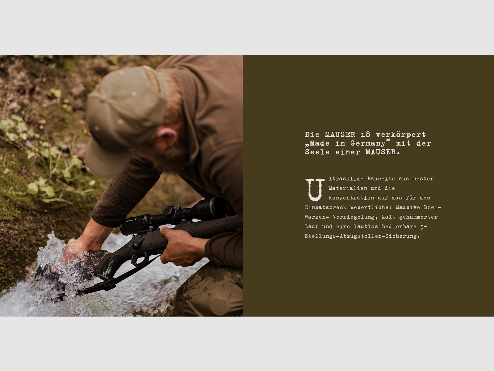 Mauser 80111225 repeating rifle M18 Standard .308 Win. M15x1 51cm barrel length