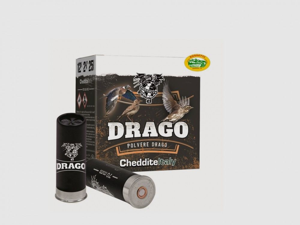 CHEDDITE Patronen DRAGO 29 Kal.12 gr.29 pb.10 spezielle Storno