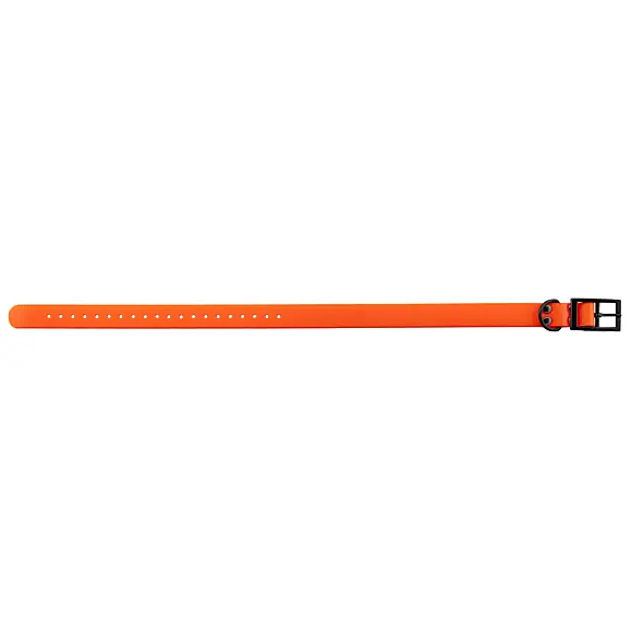 Collier Biothane Orange Biogold Hi-Flex Sangle Polyuréthane Extrudé 650x25x2mm, image 5 sur 6