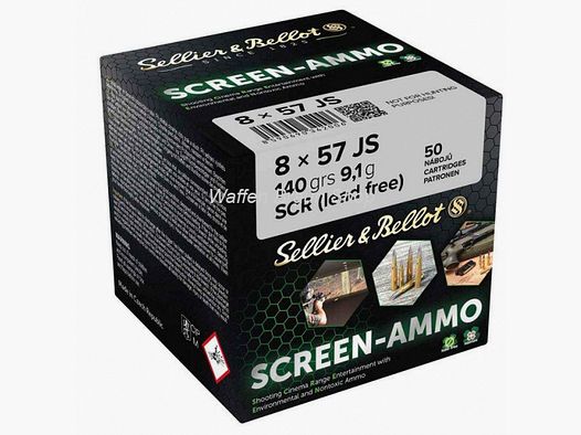 S&B Screen 8x57 IS FMJ Zink 140 grs 50 Stk
