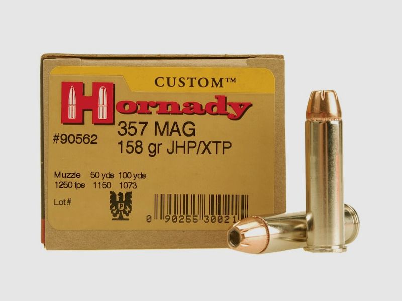 Hornady Custom .357 Mag. 158GR XTP 25 cartucce