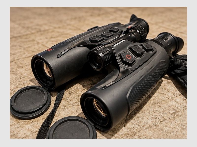 HIKMICRO HABROK 4K HE25L 2.0 – binocolo termico e notturno – garanzia residua, immagine 2 di 5