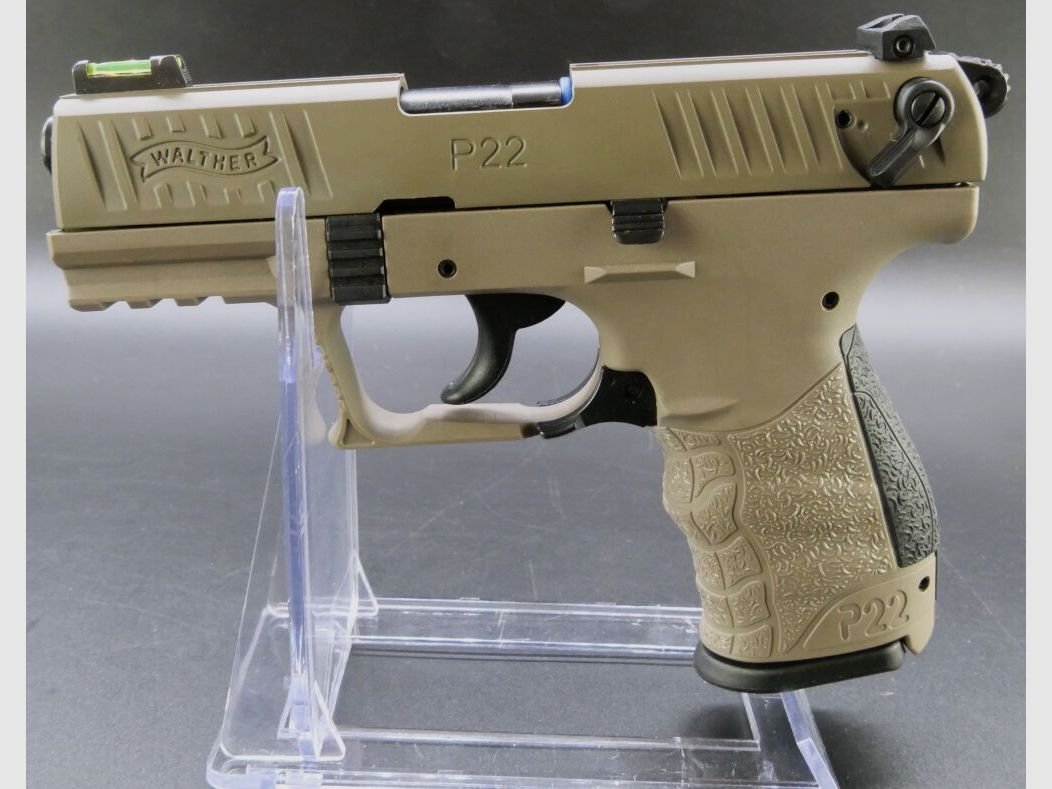 Vorführwaffe P22 QD 3,42" FDE .22lr	 .22lr