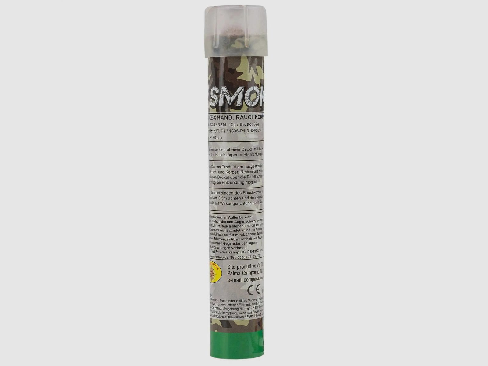 Smoke-X Smoke-X Smoke Grenade SX-4 Hand green