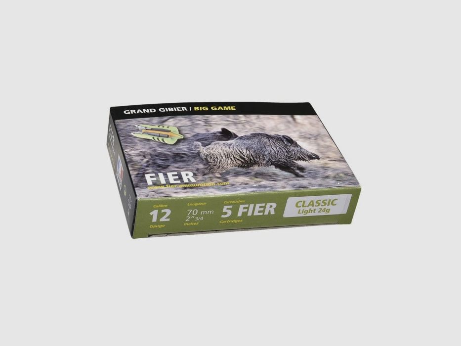 Patroon Fier à balles Classic light 24g - Kal. 12/70, afbeelding 1 van 4