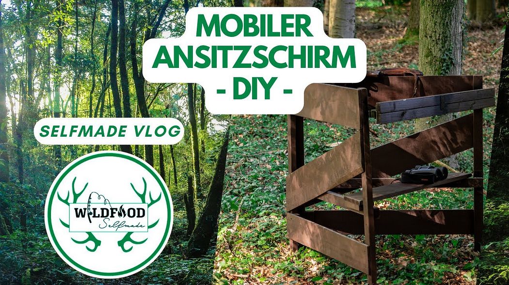 Mobiler Ansitzschirm fürs Revier – DIY-Projekt