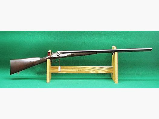 Bayard double-barreled shotgun, engraved