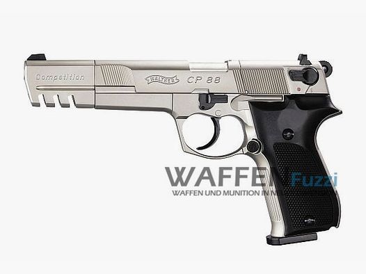 Walther CP88 Competition Pistolet CO2 4,5 mm Diabolo Niklowany