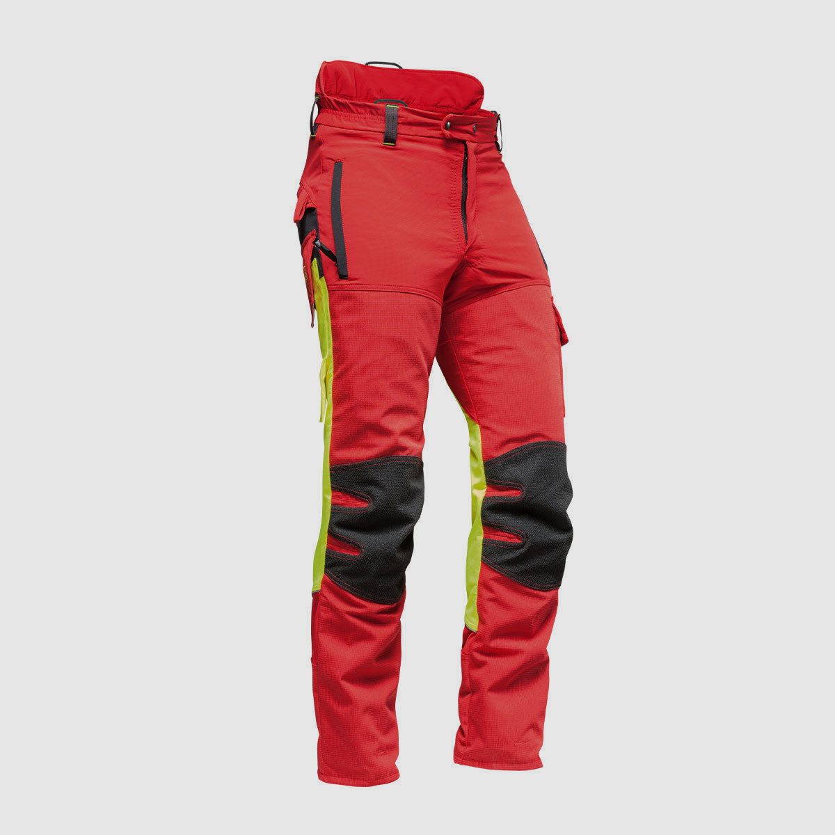 AX-MEN Spodnie Ochronne Ripstop EVO, czerwone, zdjęcie 3 z 6