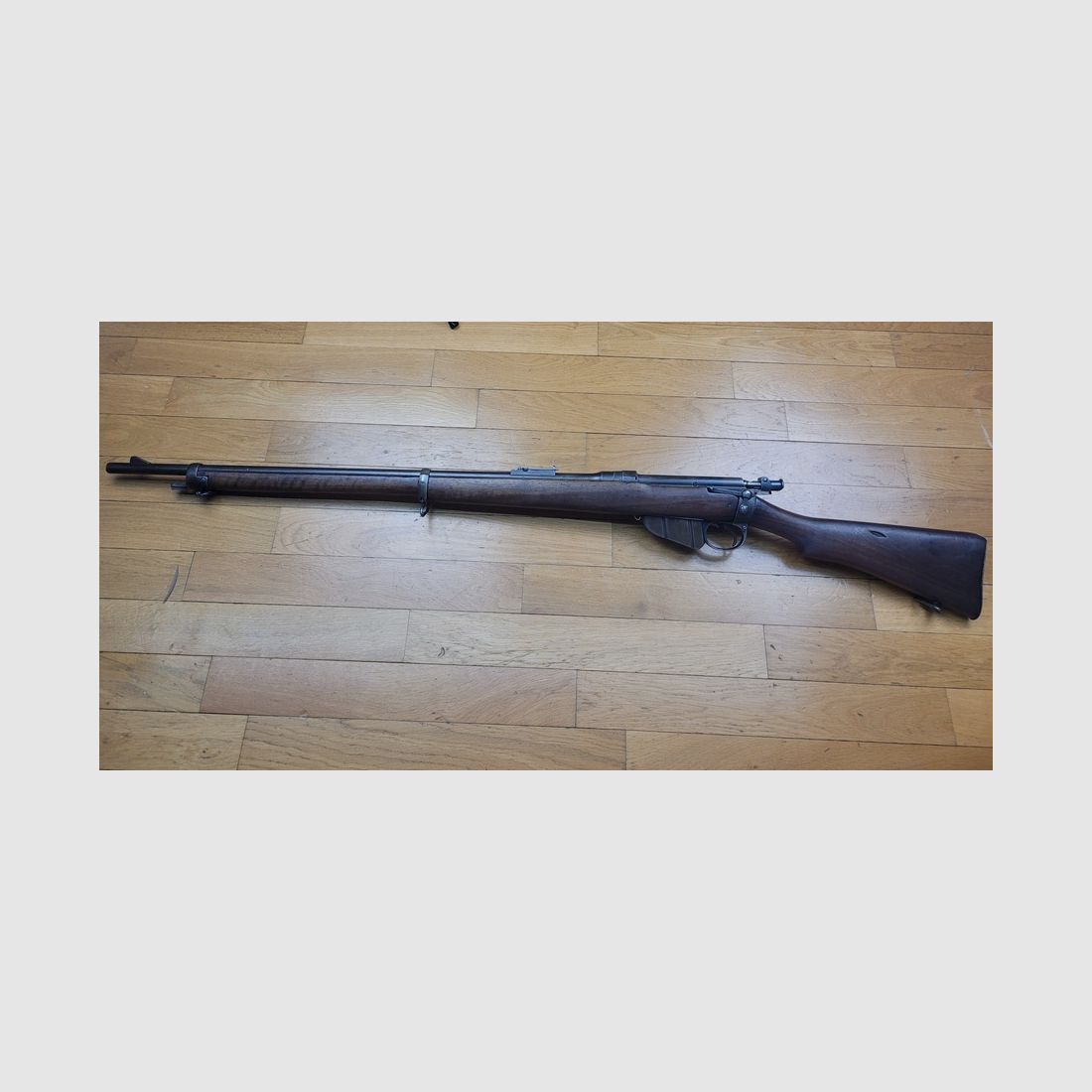 Rarissimes Lee Enfield MkI* – Kaliber .303 British – neu gebaut 1903 (einer der letzten!) – mit der Zahl von Edward VII – militärisches BSA-Gehäuse – gute Mechanik und schönes Holz – Visier 1899 – Kategorie D – globaler TBE, Bild 21 von 29