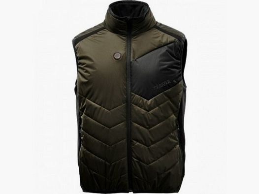 Härkila heat waistcoat green black
