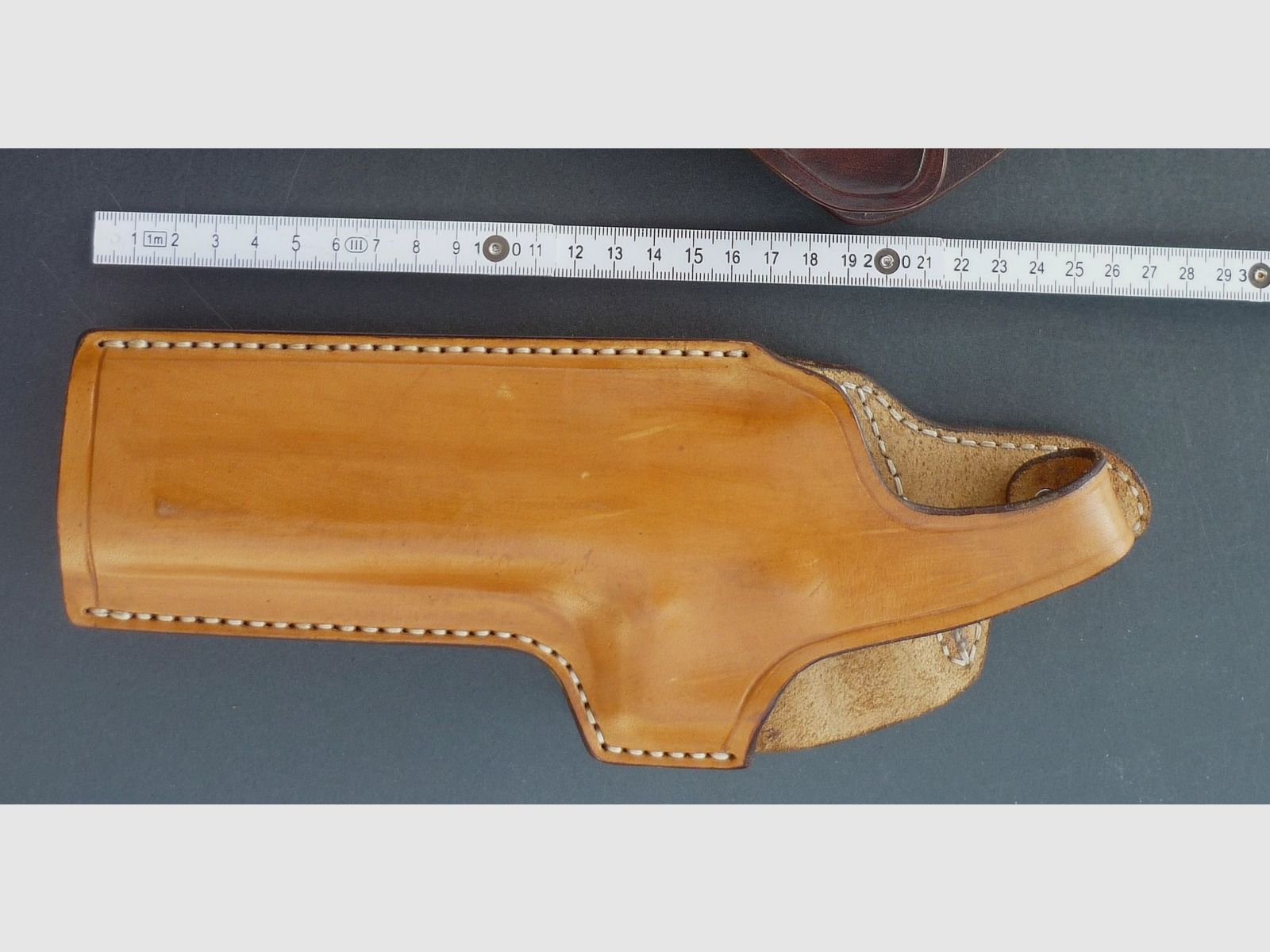 HKDesign Holster Art. Nr. 003 mit Teflon Kornschiene und Snapverschluss für Desert Eagle - für Linkshänder