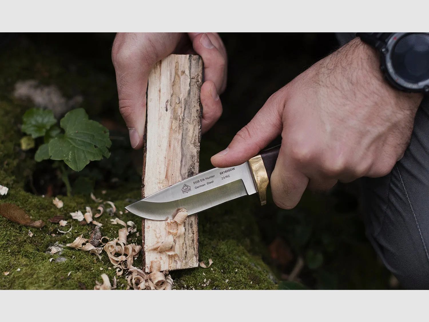 Puma SGB cazador de alces, madera de Jacaranda